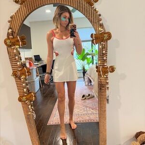 FP Movement by Free People White and Red Dress